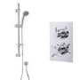 Eco Slide Shower Rail Kit with EcoStyle Dual Valve & Wall Outlet
