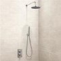 EcoStyle Dual Valve with Handset, 200mm Shower Head, Wall Arm & Outlet Elbow   