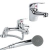 Alfa Basin Mono &amp; Bath Shower Mixer