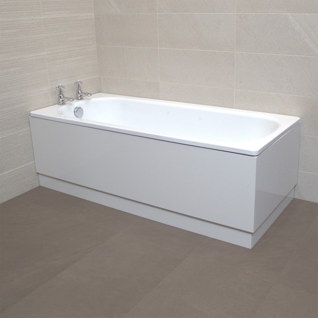 1600 x 700 Steel Bath with Tap Holes