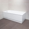 Single Ended Steel Bath With No Tap Holes -  1500 x 700