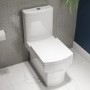 1700mm Left Hand Black Shower Bath Suite with Toilet Basin & Panels - Lomax
