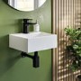 Grade A1 - Cloakroom Wall Hung Basin and Waste 330mm - Houston