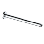 250mm Chrome Ultra Slim Square Rainfall Shower Head with Ceiling Arm