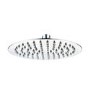300mm Chrome Ultra Slim Round Rainfall Shower Head with Ceiling Arm