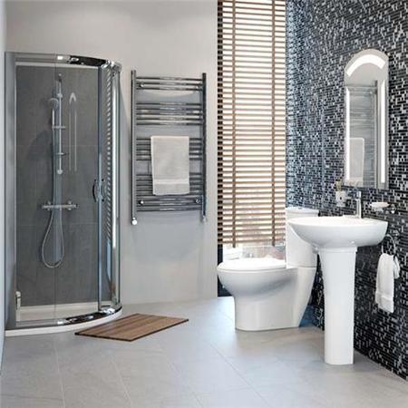 Prima Aquafloe&trade; 800 Shower Cubicle Suite with Shower Tray