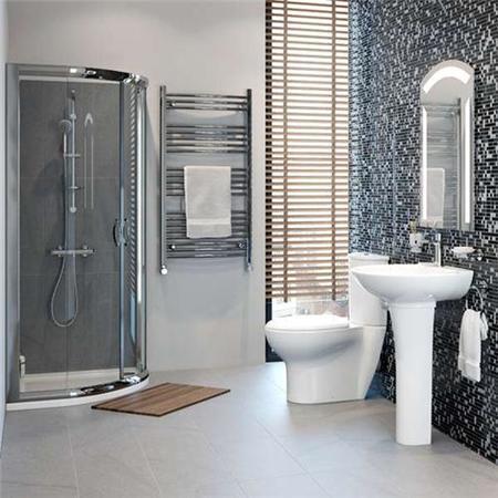 Prima Juno 900 Shower Cubicle Suite with Shower Tray