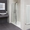 1600 x 800 Walk In Enclosure - 1000mm Screen with Return &amp; Shower Tray