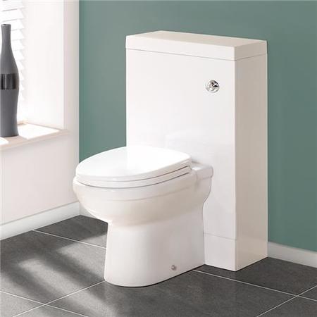 TD50 White WC Unit with Impressions Pan