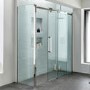 Sliding Shower Enclosure Left Hand 1700 x 800mm - 10mm Glass - Trinity Range