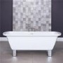 Tabor Venus Bathroom Suite with Wave basin and bath tap