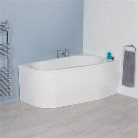 1500 x 900 Prima Offset Luxury Right Handed Corner Bath