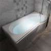Modern Right Hand 1675mm Shower Bath
