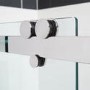 Sliding Shower Door Left Hand 1600mm - 10mm Glass - Trinity Range