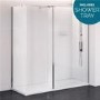 Trinity Premium 10mm 1400 x 800 Walk In Enclosure with Shower Tray