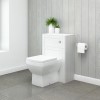 Nottingham 500mm WC Toilet Unit - White Traditional Style