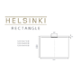 1200x800mm 25mm Ultraslim Rectangular Shower Tray with Shower Waste - Helsinki