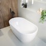 Modern Freestanding 1545mm Bath Suite with Toilet & Basin - Lisbon