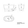 Modern 1300mm Freestanding Bath Suite with Toilet & Basin - Pico