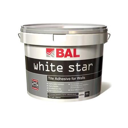 BAL White Star 10 Ready Mix Wall Adhesive