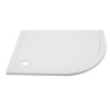 Offset Quadrant Right Hand Low Profile Shower Tray 900 x 760mm - Ultralite