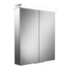 Glacier Double Door Illuminated LED Mirrored Cabinet 700(H) 600(W) 150(D)