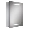 700mm Wall Hung Mirrored Cabinet - Illuminated LED Single Door - Bella Range