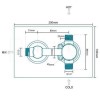 Single Outlet Concealed Thermostatic Shower Valve -EcoCube Range