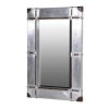 Silver Strapped Frame Mirror 1200(H) 800(W)
