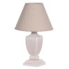 White Square Table Lamp With Shade
