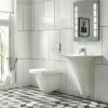 Iseo Wall Hung Toilet &amp; Basin Bathroom Suite