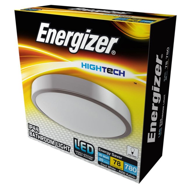 Energizer LED 25cm IP44 Bathroom Flush