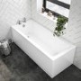 Rutland Square Single Ended Bath - 1600 x 700mm