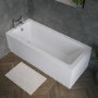 GRADE A2 - Rutland Square Single Ended Bath - 1700 x 700mm