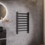 Black Towel Radiator 800 x 500mm - Sonoran