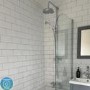 Chrome Traditional Thermostatic Mixer Shower with Round Overhead & Hand Shower - Camden