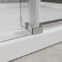 Chrome 8mm Glass Frameless Sliding Shower Door 1000mm - Aqulia