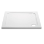 800x800mm Stone Resin Square Shower Tray - Pearl