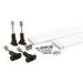 GRADE A1 - Upto 760 Leg & Panel Shower Tray Riser Kit Pack - White