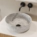Stone Effect Round Countertop Basin 415mm - Torres