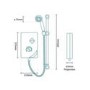 MX Options Solo QI White 8.5kW Electric Shower