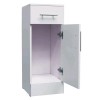Windsor 300mm Floor Standing Storage Unit - White Door &amp; Drawer Unit
