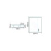 Windsor&amp;trade; 650 Mirror with Cabinet &amp; 2 Lights 1000(L) 650(W) 170(D)