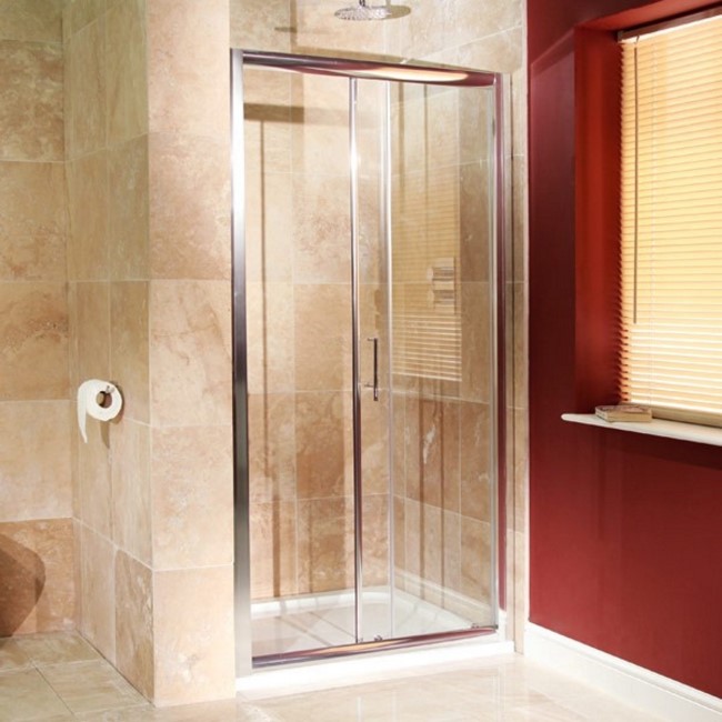 1000mm Sliding Shower Door 6mm Glass - Aquafloe