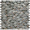 CL Dahli Grey Brick Wall Mosaic