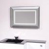700mm Wall Hung Portrait Mirror - Illuminated LED Glass Mirror - Concavo Range