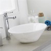 Lucia Crystal White Marble Basin
