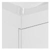 Darcey Gloss White 2 Door Vanity Unit with Basin 850x750x490