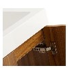 Darcey Oak Effect Wall Hung Vanity Unit with Basin 540x495x220
