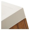 Darcey Oak Effect Wall Hung Vanity Unit with Basin 540x495x220